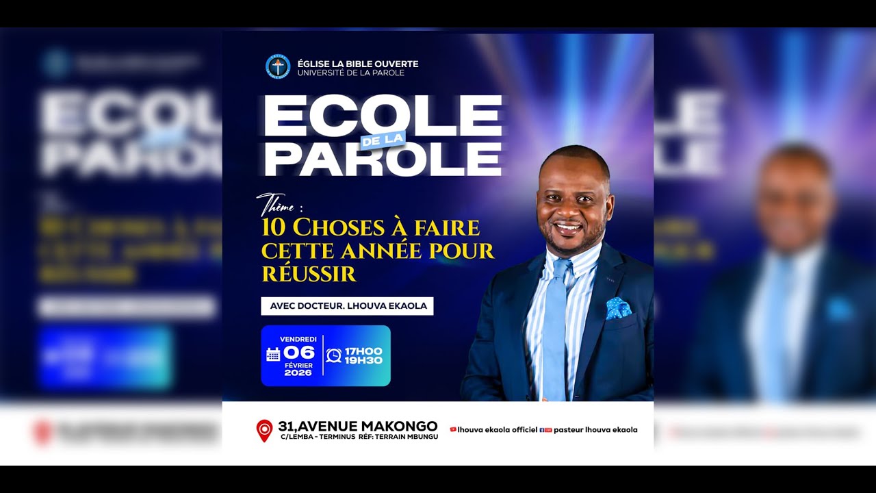- VENDREDI 06/02/2026 - '' 10 CHOSES A FAIRE CETTE ANNEE POUR REUSSIR ''