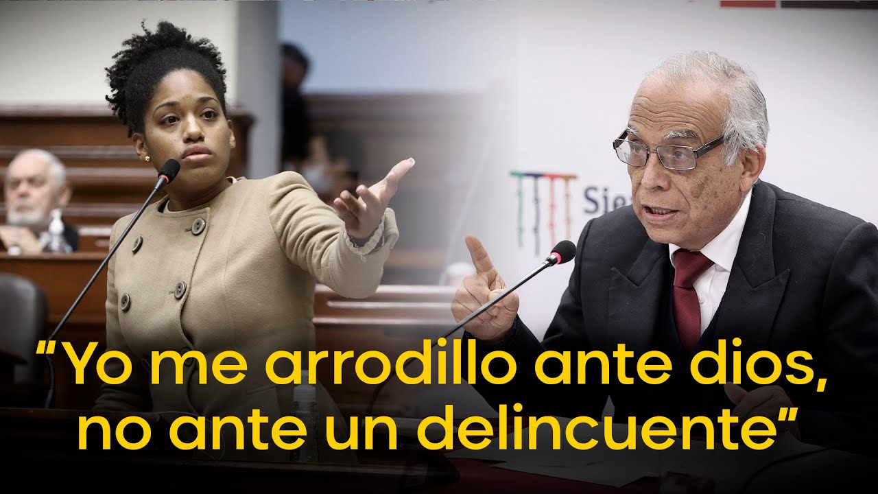 Rosangella Barbarán a Aníbal Torres: “Yo me arrodillo ante Dios, no ante un delincuente”