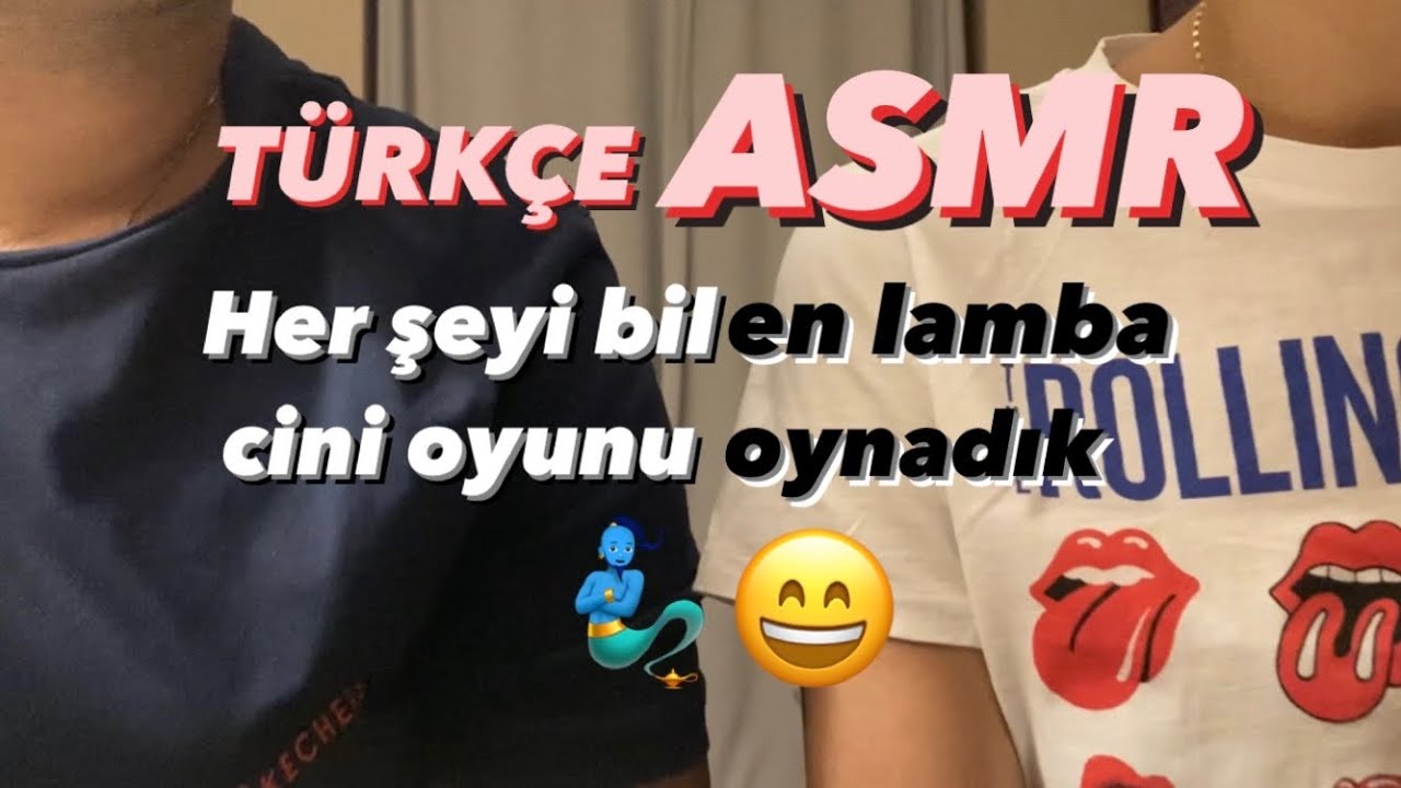 Türkçe Asmr - Her Şeyi Bilen Lamba Cini (Akinator) Oynadık🧞‍♂️Ağız Sesleri / Mouth Sounds