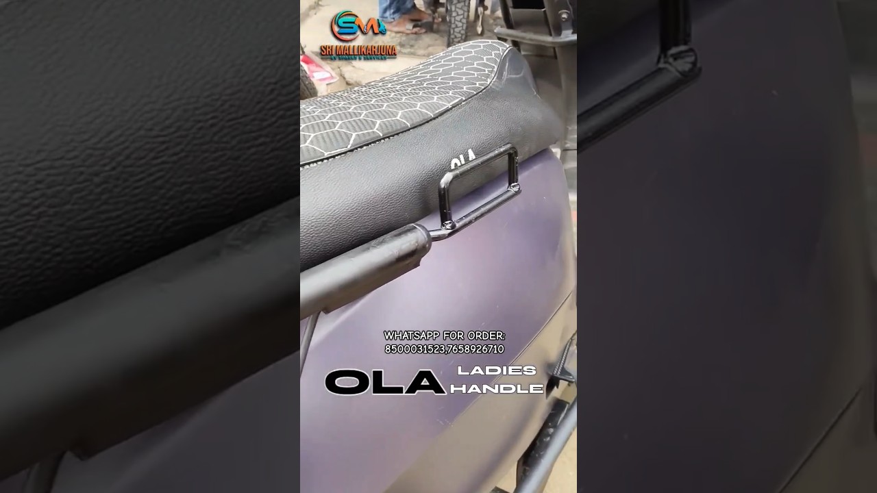 OLA LADIES HANDLE, OLA SIDE HANDLE, OLA ACCESSORIES, OLA S1 MODEL