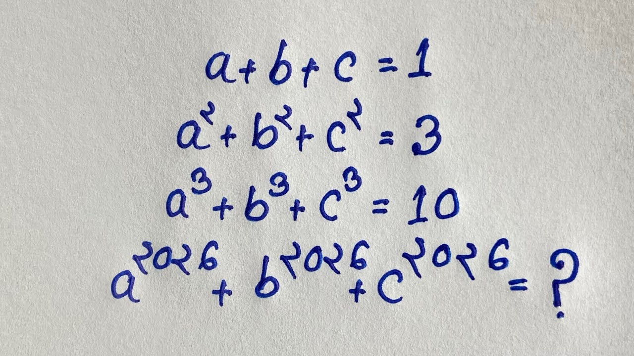 A Beautiful Maths Olympiad Algebra Problem | Maths Question for Competitive Exams |
