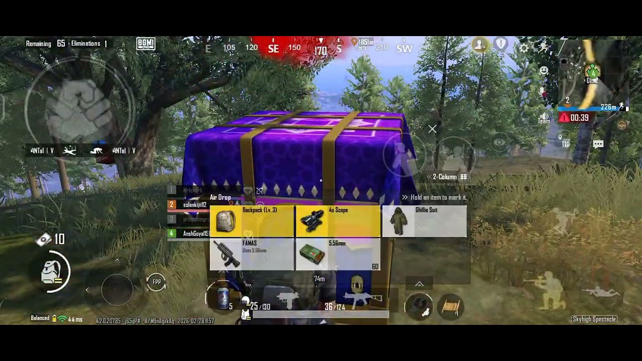 Bgmi gameplay #gameplay #bgmi #india #australia #usa 