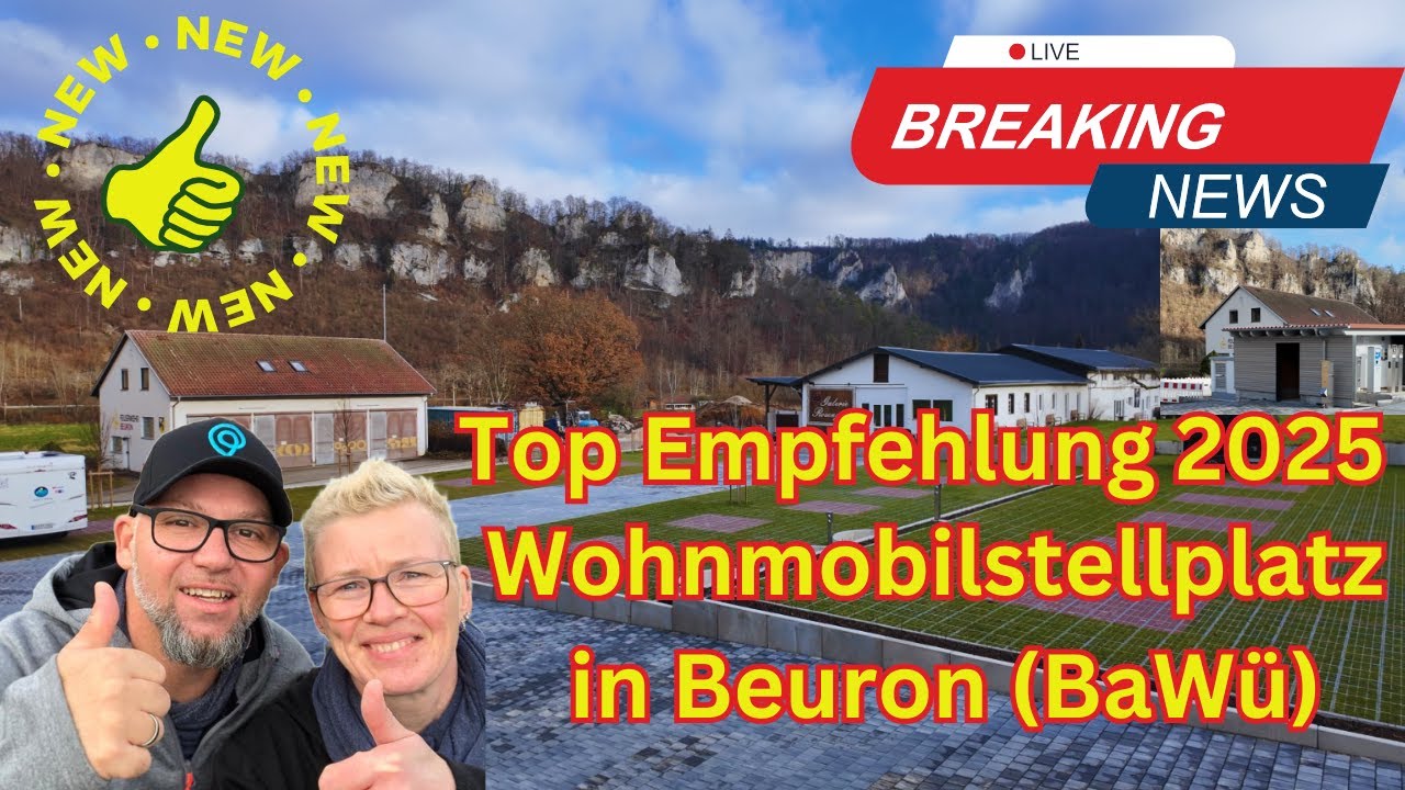 Achtung Wohnmobilisten: Tipp 2025! Neu eröffnet! Beuron am Kloster.