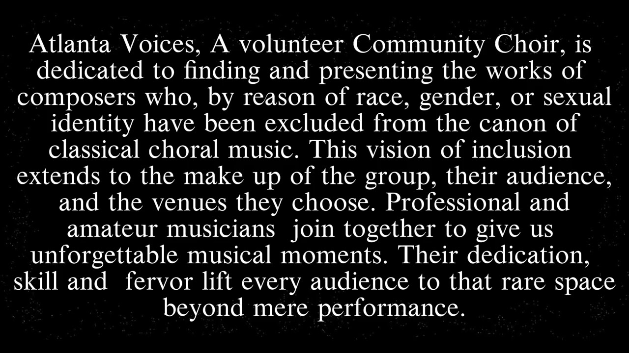 Support Atlanta Voices