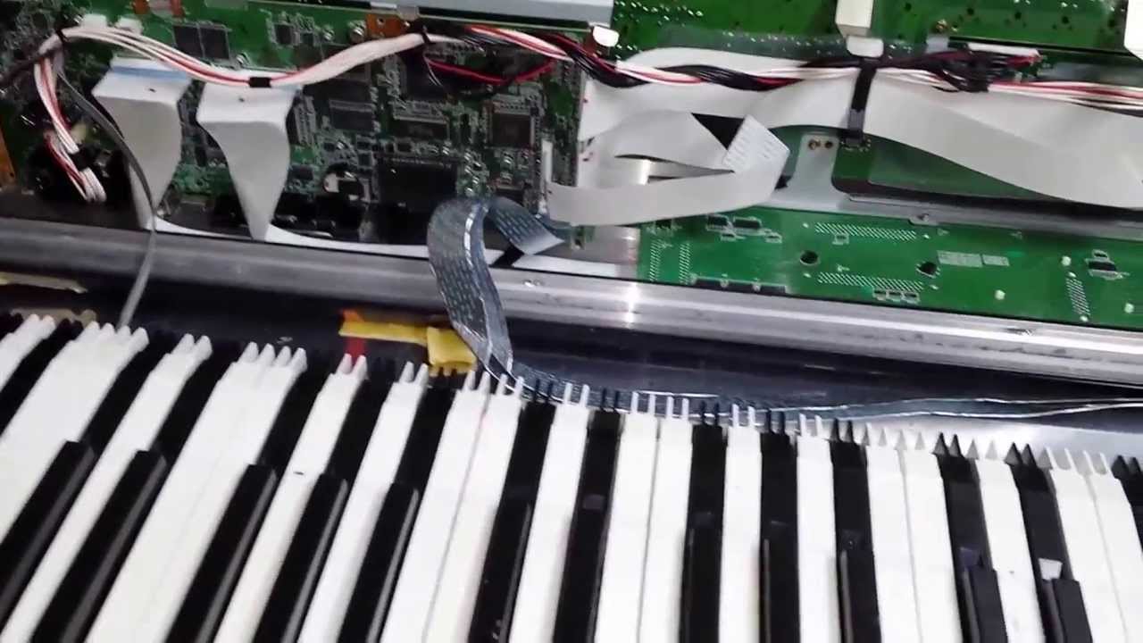 Roland XV-88 key repair DIY