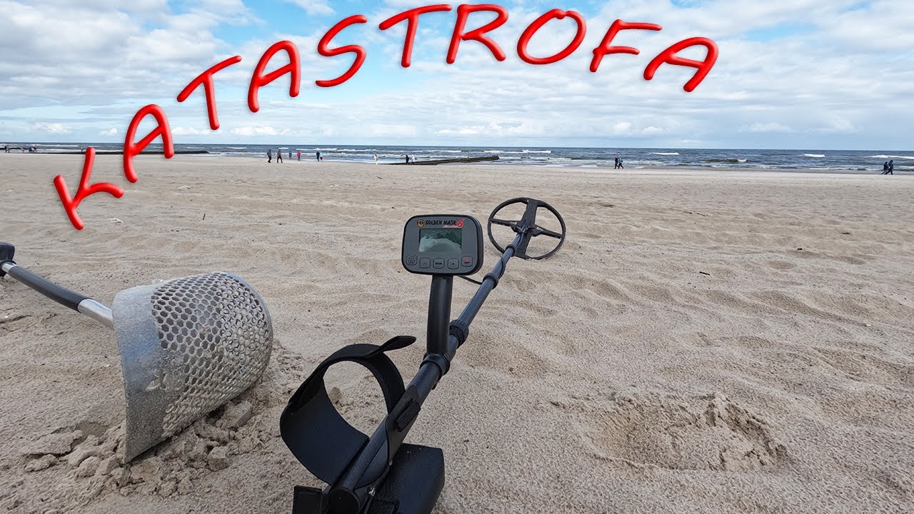 Detektor Golden Mask 6 Plaża Łeba - Nieoczekiwanie szybko zakończony test ... GoPro10