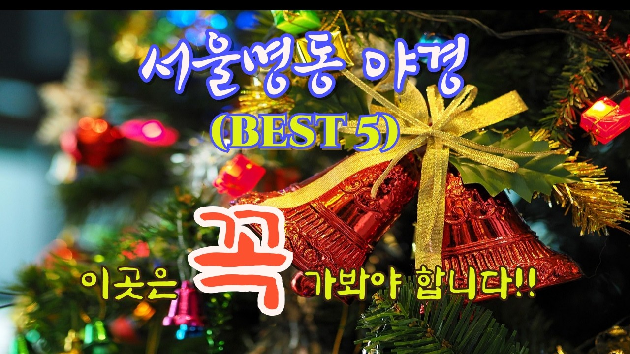 서울도심 숨겨진 야경: (명동,소공동) 화려한 불빛속에 힐링하세요!! Hidden night views of downtown Seoul.