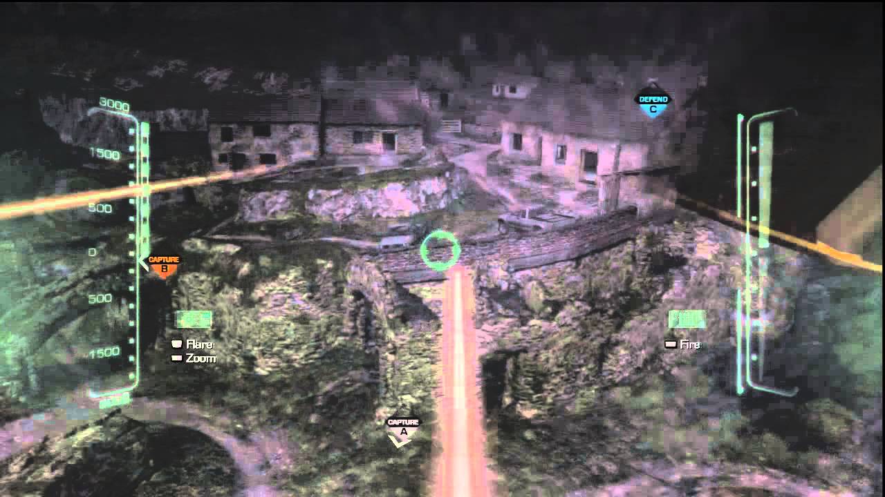 CoD Ghosts - Helo Pilot Killstreak Gameplay
