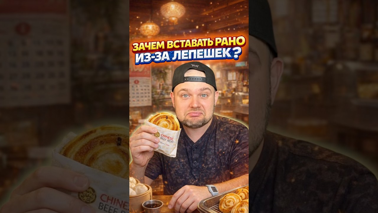 Ради этих лепёшек люди встают рано 🥟🔥