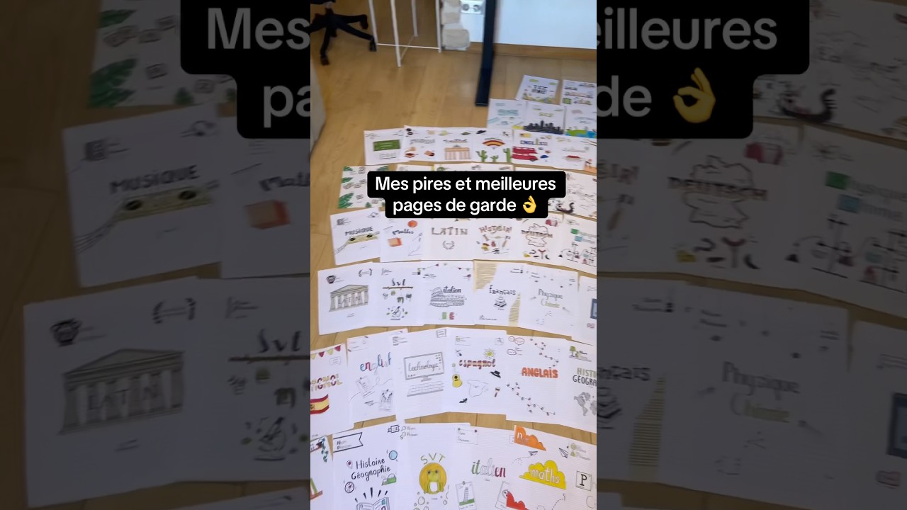 Mes pires et meilleures pages de garde 👍👎