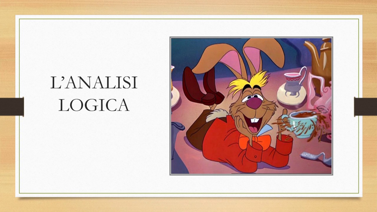 ANALISI LOGICA (con audio)
