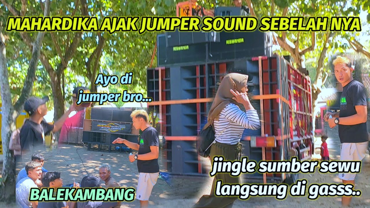 kirain mau di ajak batlle ternyata di ajak jumper, riswanda mantai gas jingle sumbersewu