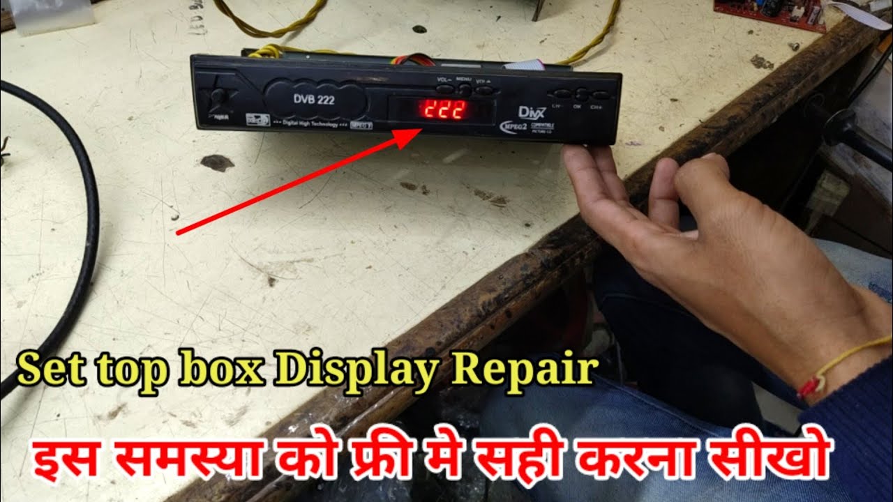 Dd free dish display Repair | set top box display Repair
