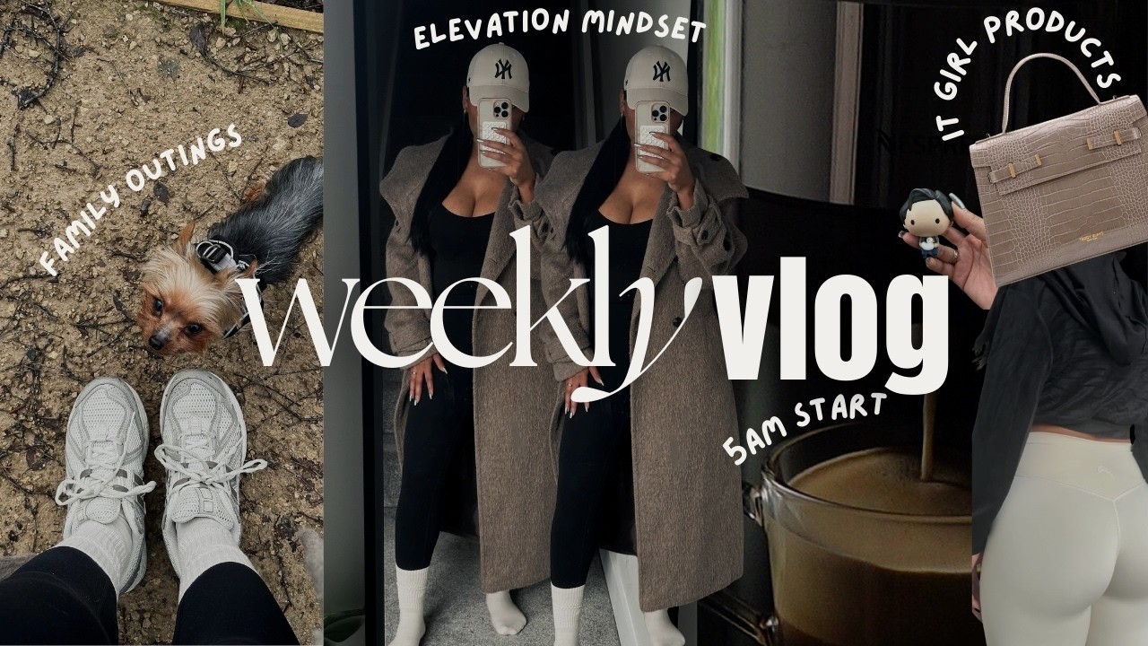 WEEKLY VLOG ★ ELEVATE YOUR MINDSET + IT GIRL PRODUCTS + WAKING UP AT 5AM + ME TIME | Chandler Alexis