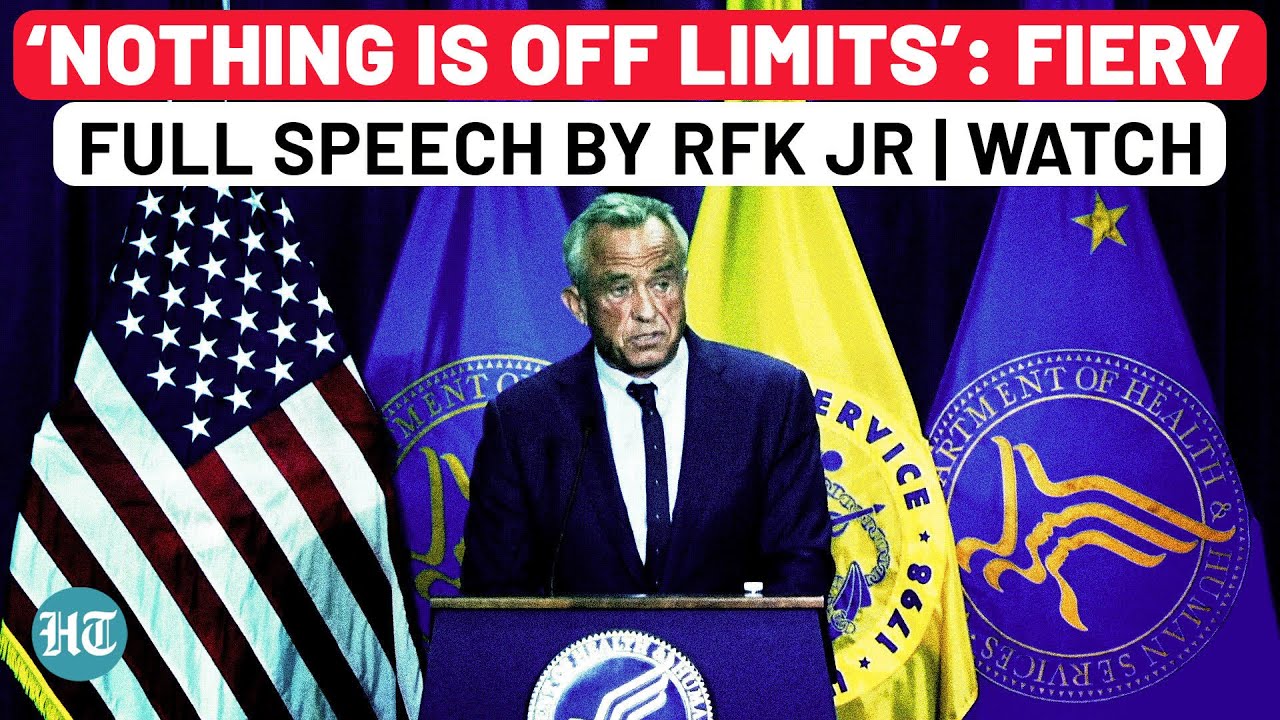 RFK Jr’s Chilling First Speech As Health Secy; Will Investigate Childhood Vaccine Schedule | Full