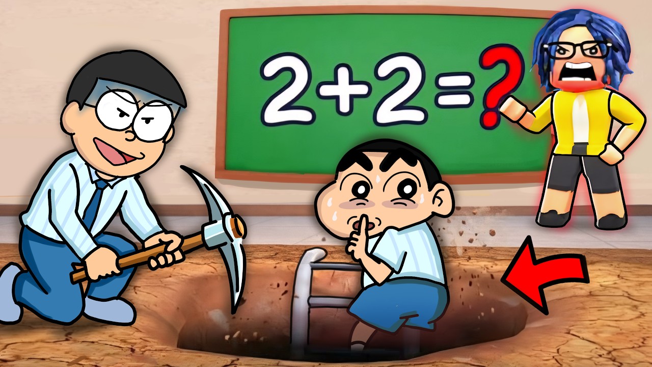 Dig Tunnel to Escape School! 😱