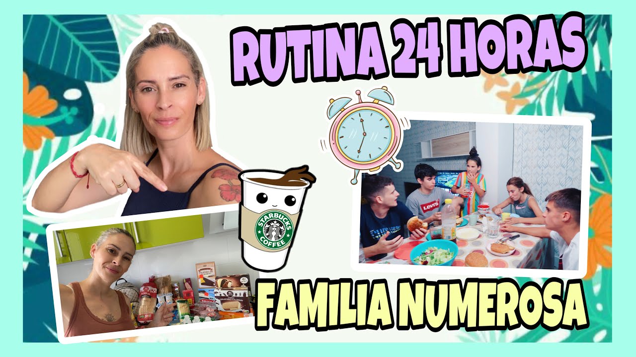 ⏰RUTINA 24 HORAS CON MI FAMILIA!!!