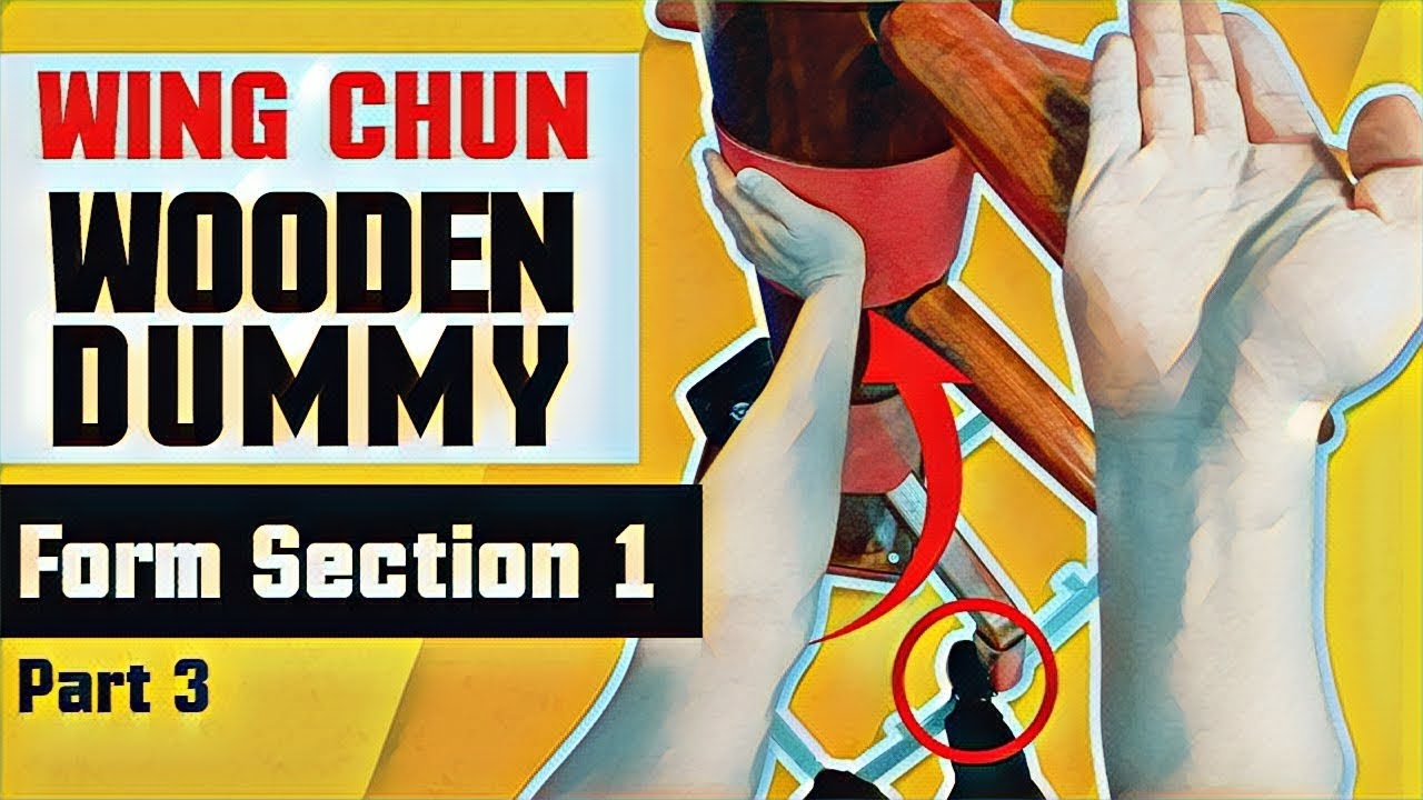 Wing Chun Wooden Dummy Training Form Section 1   Part 3