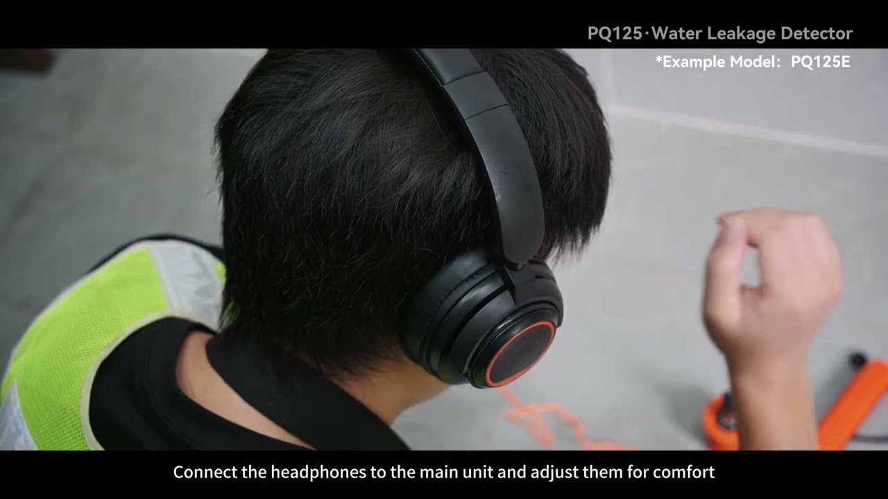 PQ125 series Water Leak  Detector Operation Video