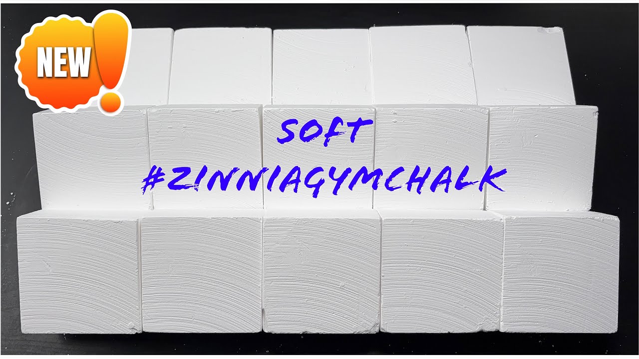 NEW TEXTURE ! Soft Zinnia Gym Chalk 🎉 58K Celebration - Order Now! #zinniagymchalk 
