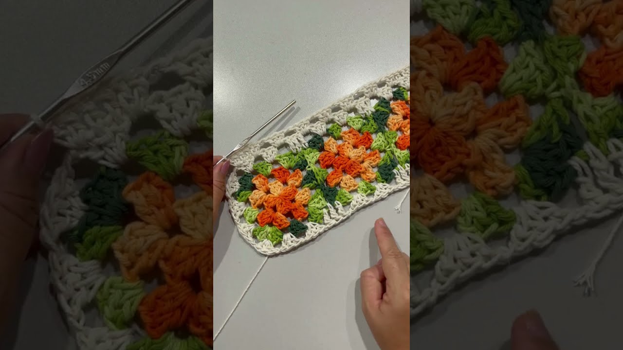 tutorial tapete em crochê Luzia de Fatima parte 02 passo a passo
