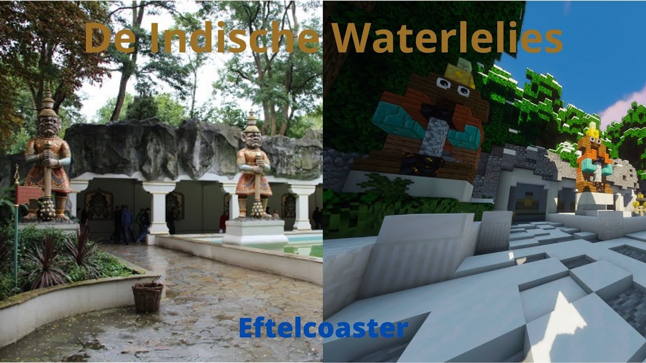 De Indische Waterlelies - Efteling in Minecraft