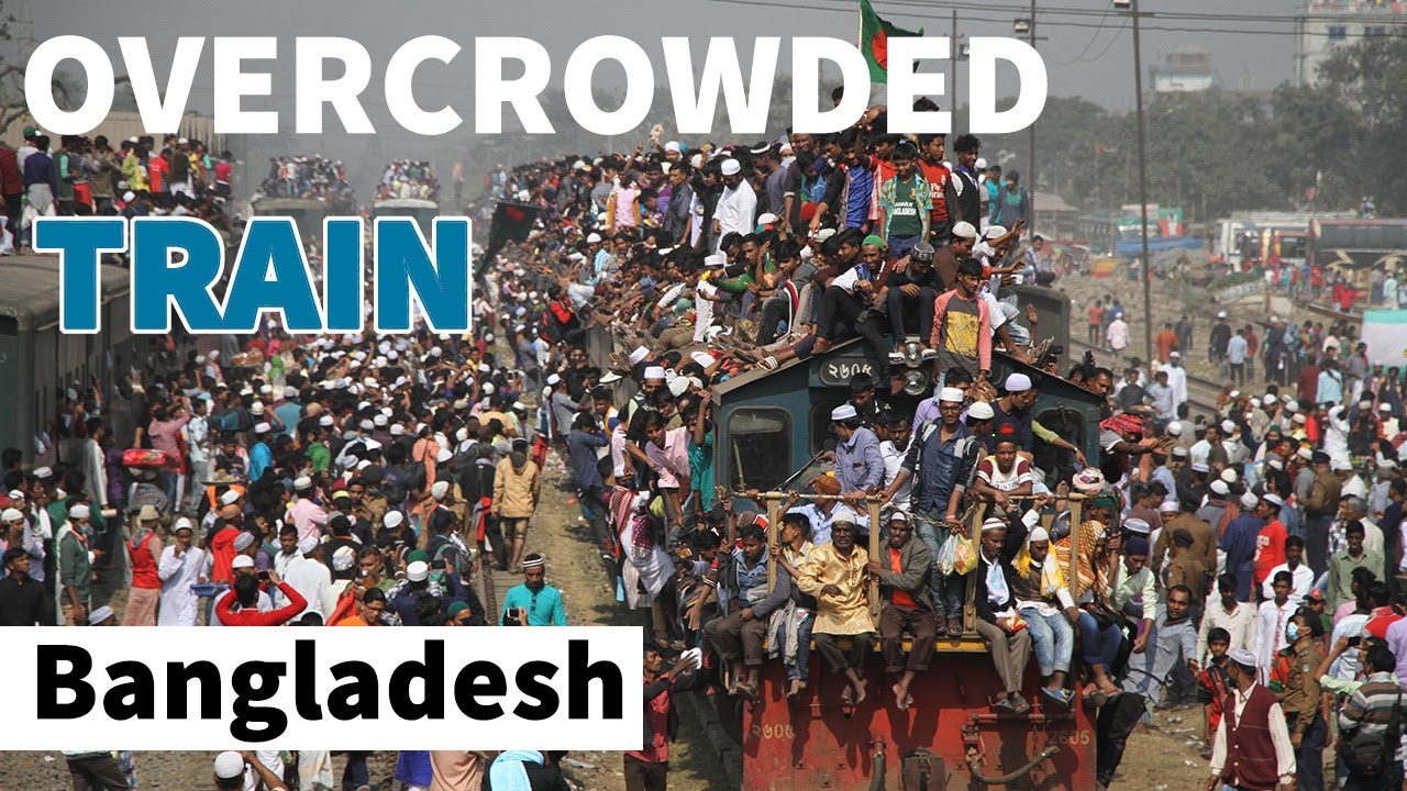OVERCROWDED TRAIN | World Second Largest Muslim Congregation In Bangladesh