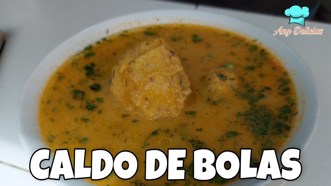 CALDO DE BOLAS DE VERDE😋 Sopa Ecuatoriana