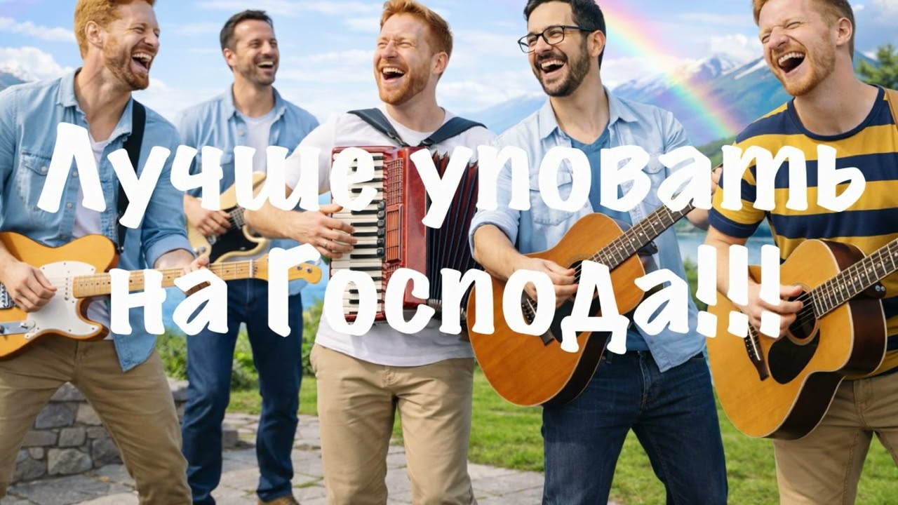 Лучше уповать на Госпада! Ритмичная христианская песня для хорошего настроения!￼