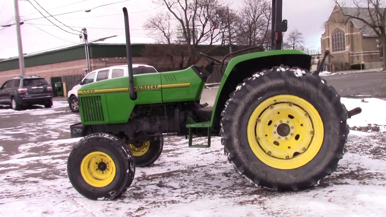 1997 John Deere 5500 83HP Tractor General Walk-Through
