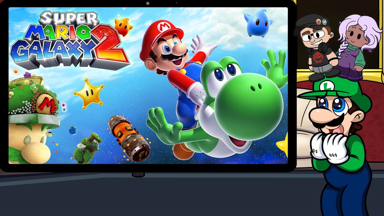 🌟Luigi & Yoshi blast off!!🌟 - Super Mario Galaxy 2 Part 1
