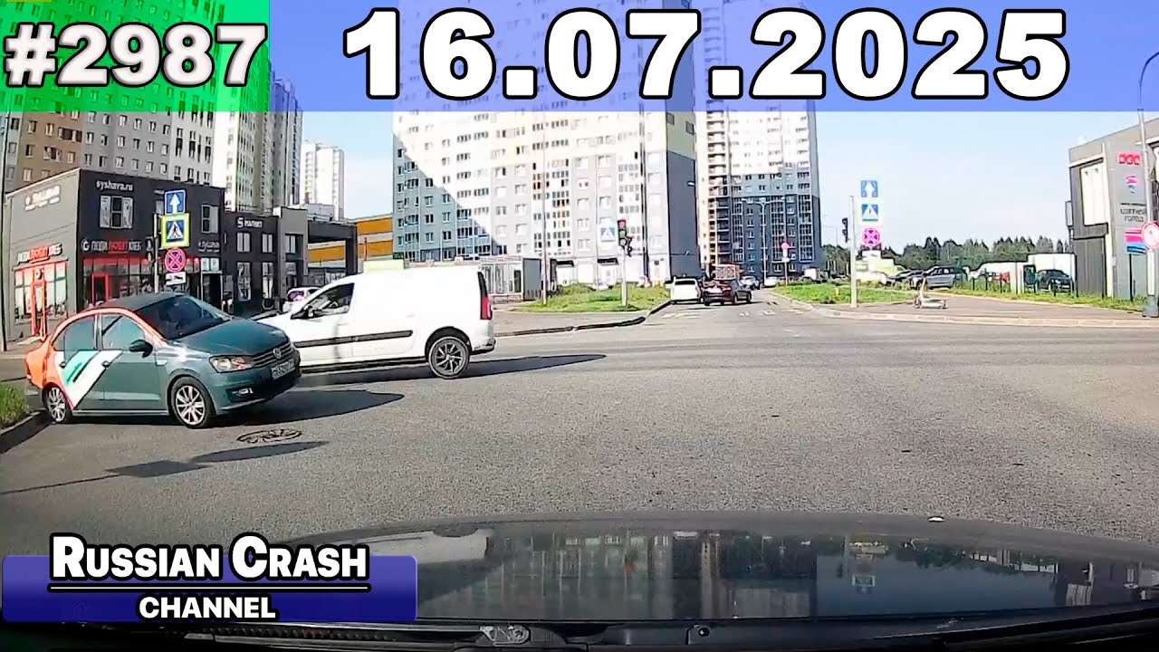 ДТП. Подборка на видеорегистратор за 16.07.2025 Июль 2025