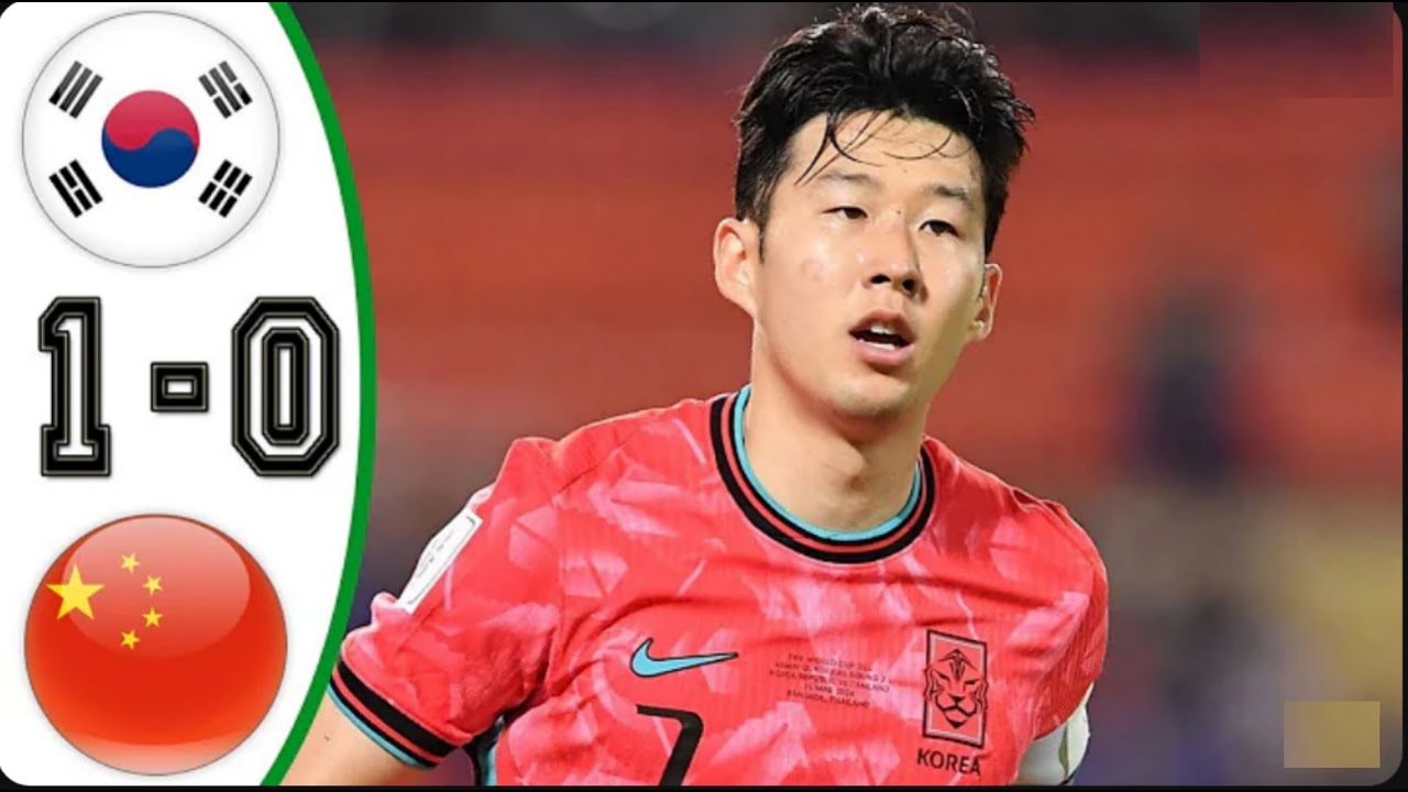 South Korea vs China 1-0 - All Goals & Highlights - World Cup Qualifiers 2026