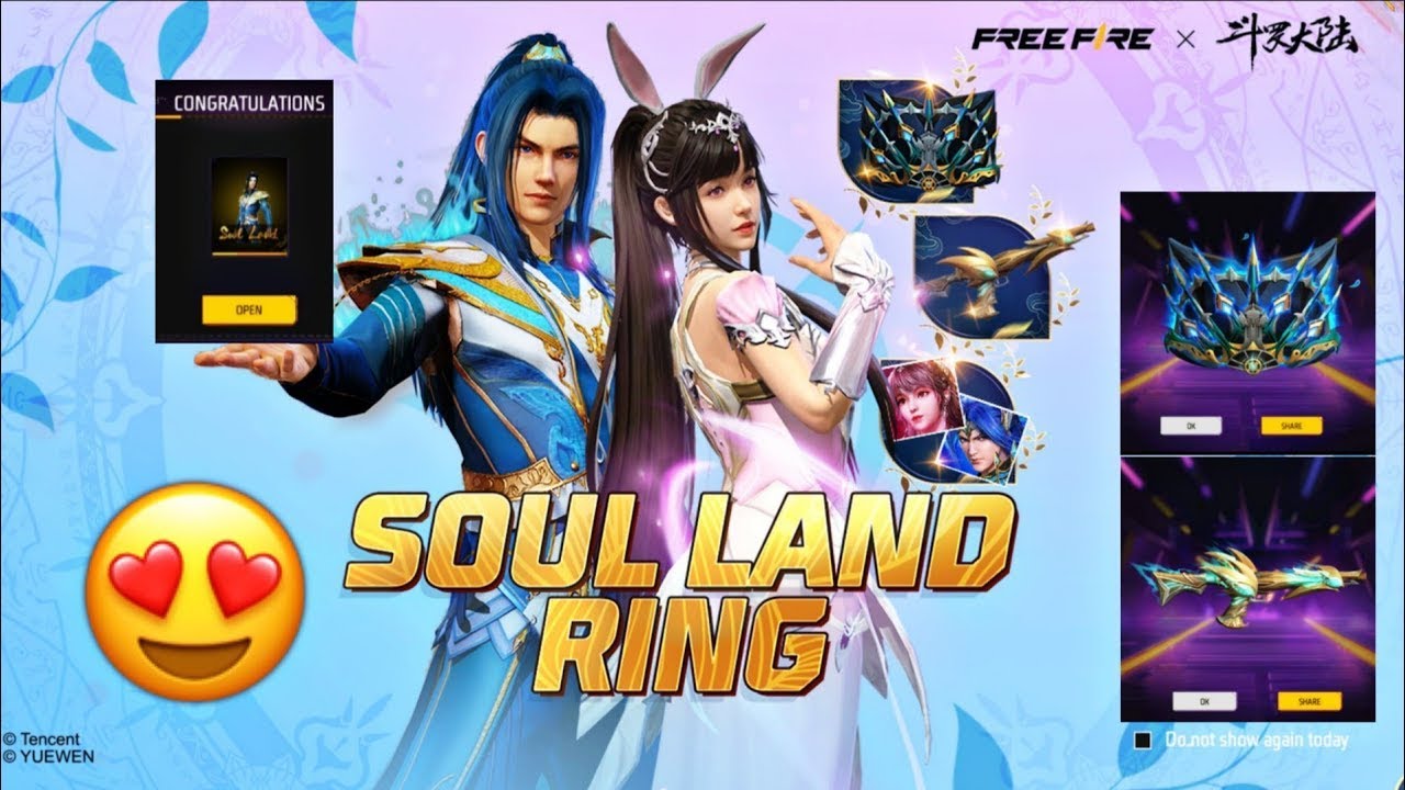 Free Fire x Soul Land Soul Ring Review