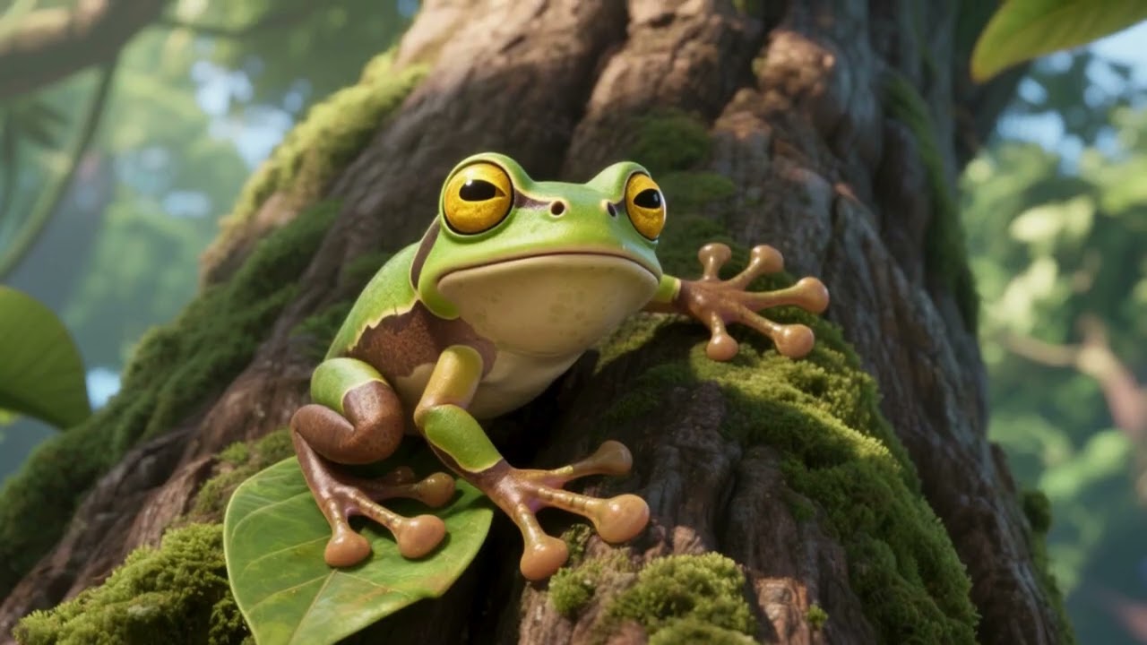 Tico the Coqui of Puerto Rico 🇵🇷/ ZooEarthTvKids & Kids Songs