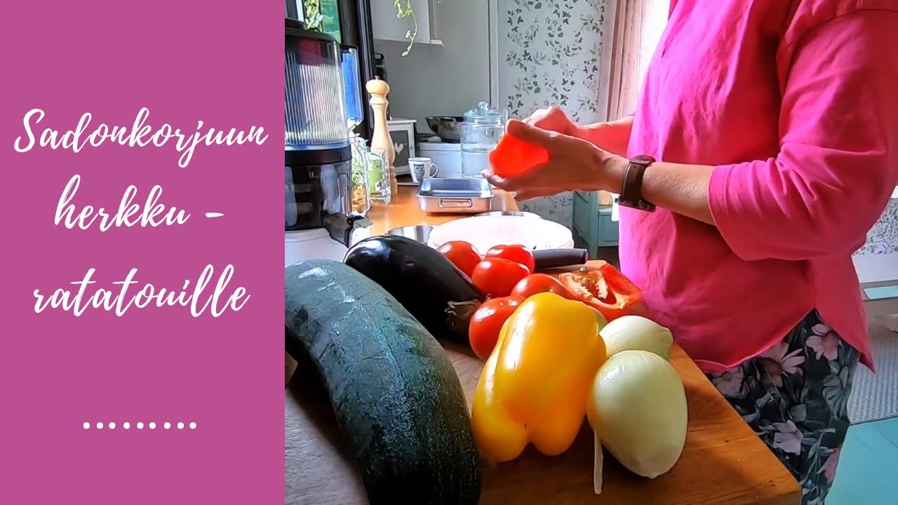 Mun sadonkorjuuajan herkku - Ratatouille  // Vlogi