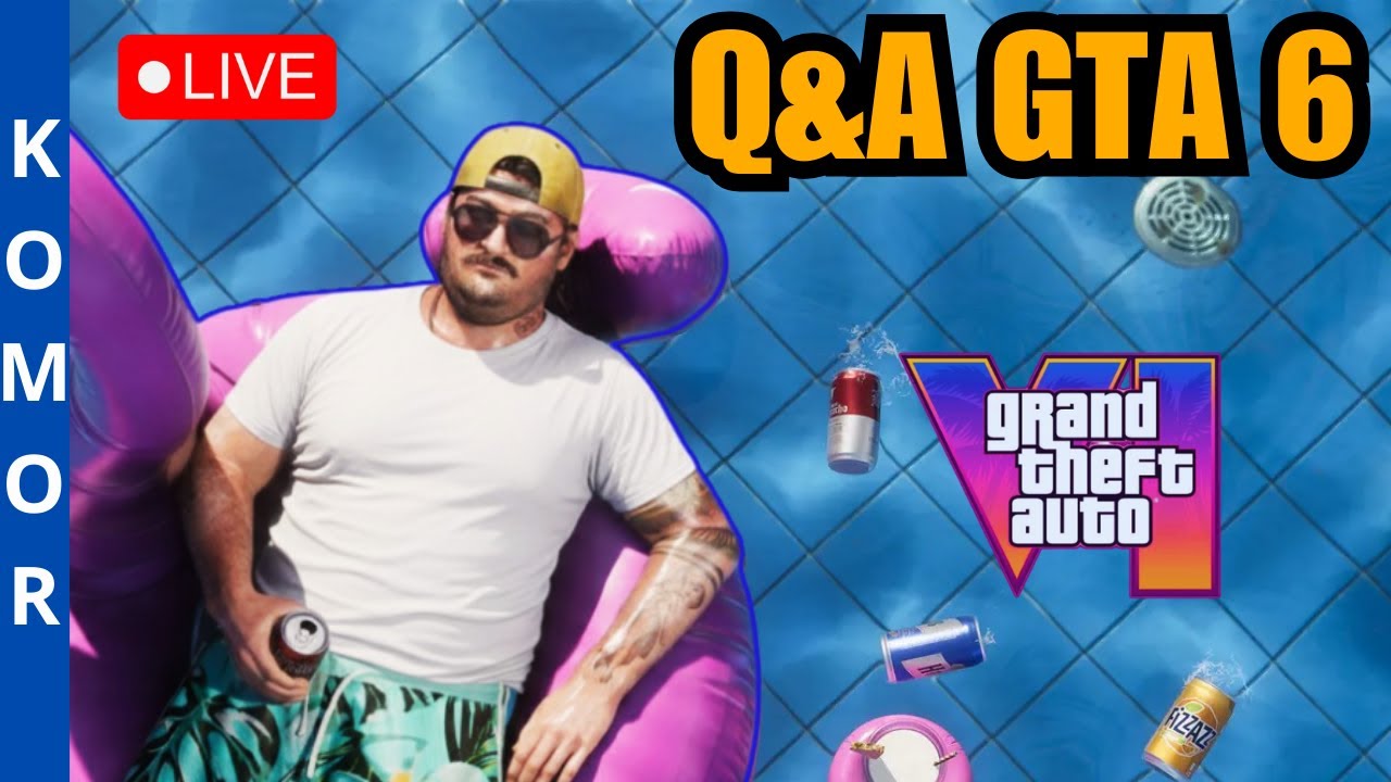 KOMOR LIVE - GTA 6, MARKETING, PRE-ORDER E Q&A