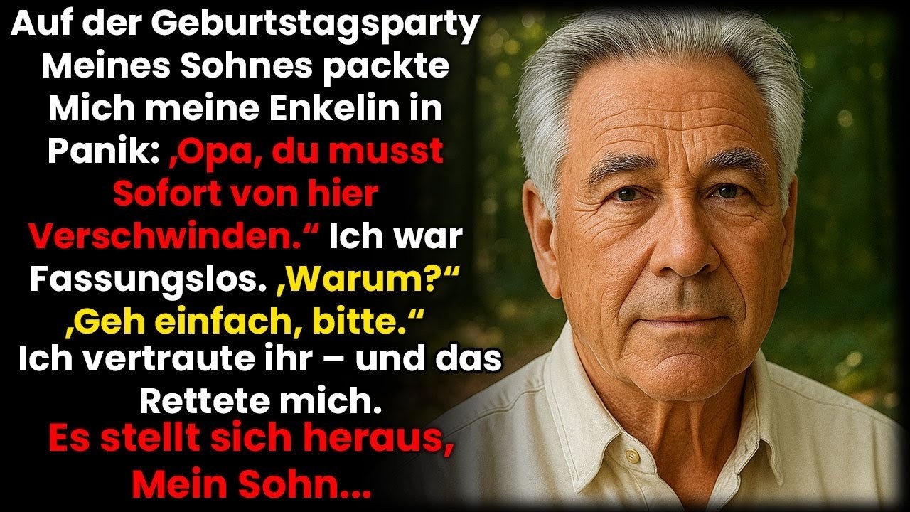 „Opa, geh sofort weg!“, sagte meine Enkelin  Ich hörte auf sie – und das rettete mein Leben