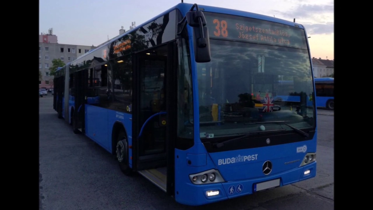 38-as Busz. Mercedes Benz Conecto G. (Cockpit View) Budapest. 2019.