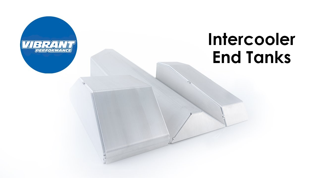 Intercooler End Tank Assemblies (Vibrant Performance)