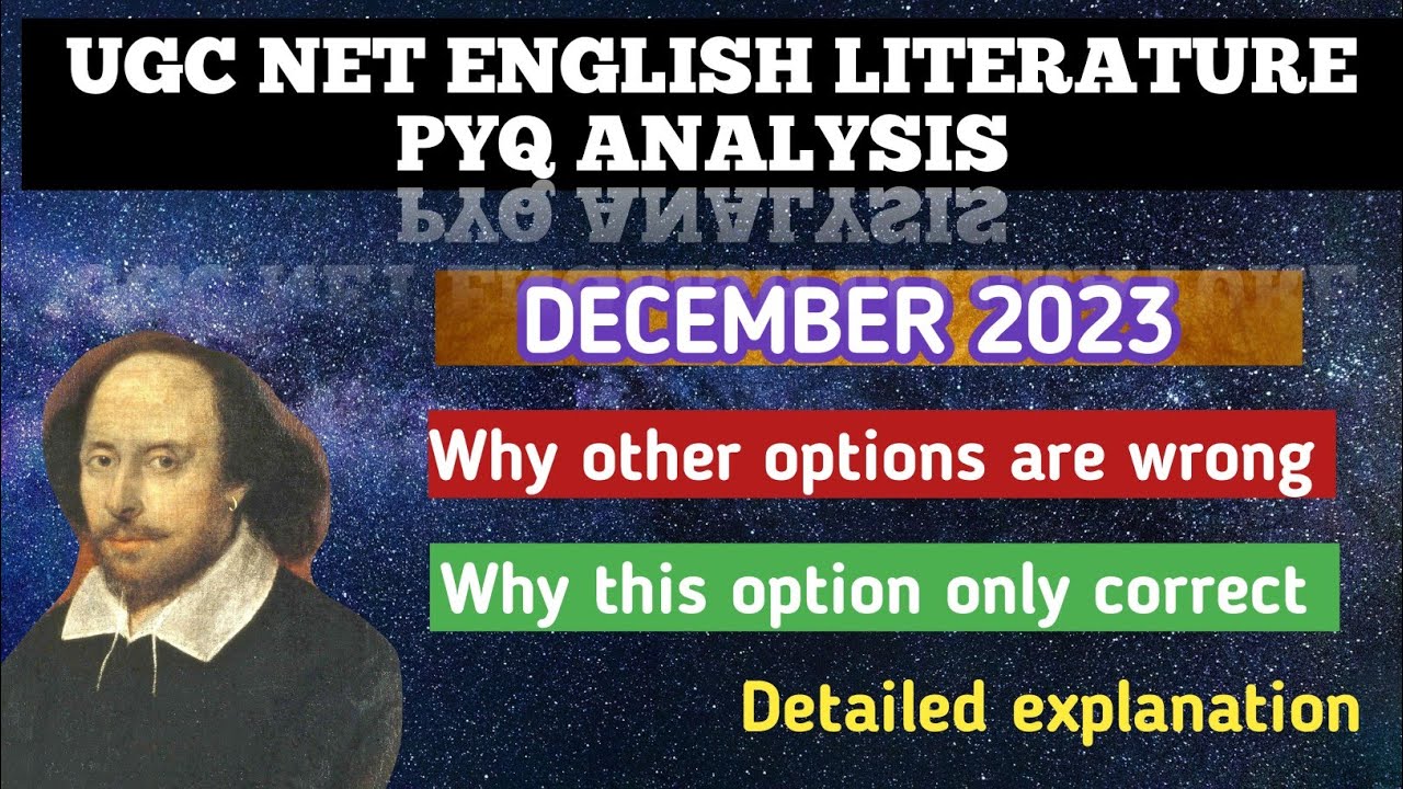Q.11-20 DEC 2023 UGC NET english literature pyq analysis #ugcnet #english #netenglish #pyqanalysis