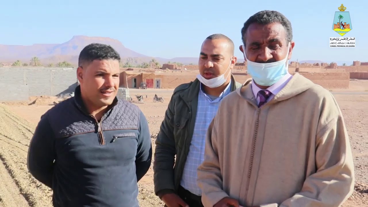 تهيئة المسالك الطرقية الرابطة بين الطريق الوطنية رقم 9 ومجموعة من الداواوير التابعة لجماعة تنزولين