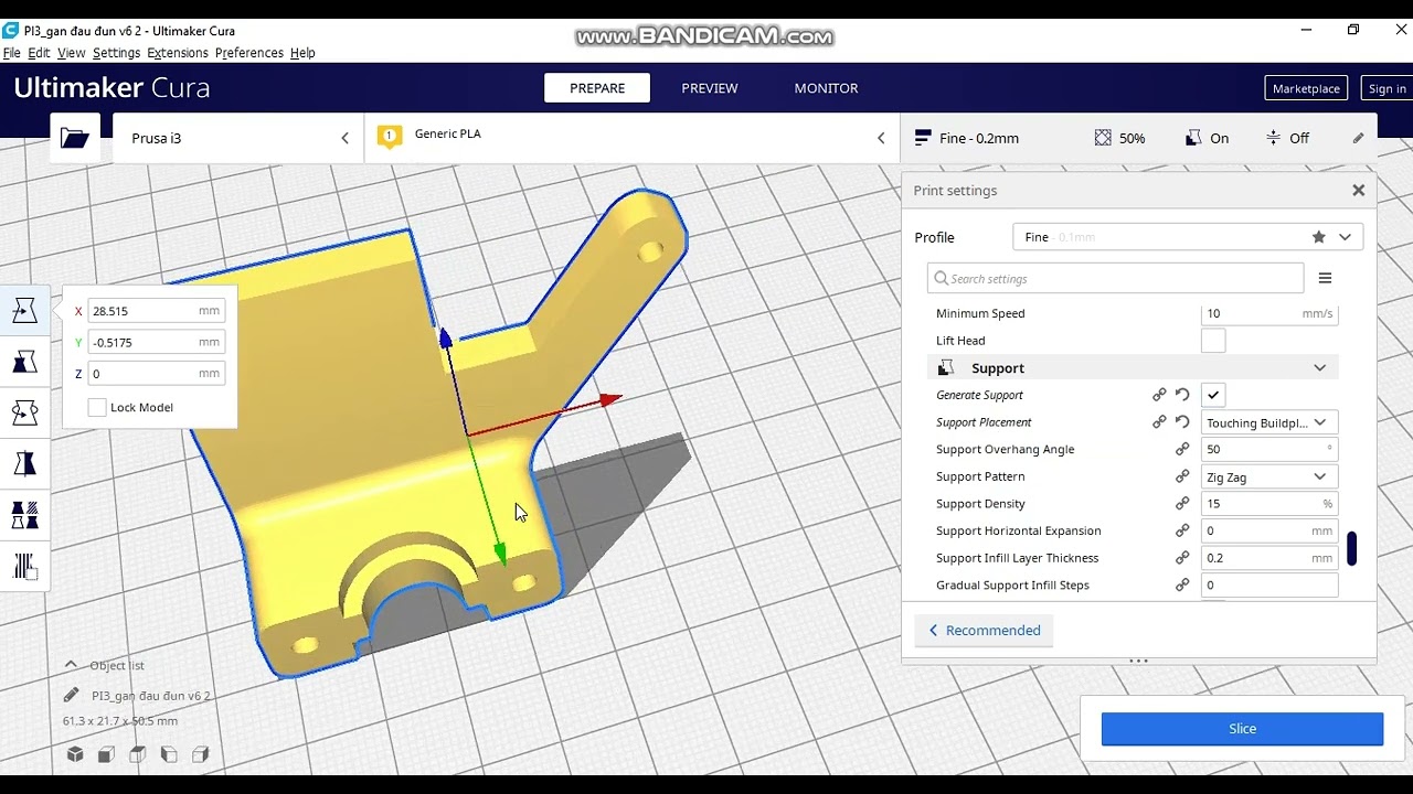 hướng dẫn sử dụng phần mềm in 3d Cura cơ bản- 3DHVIET