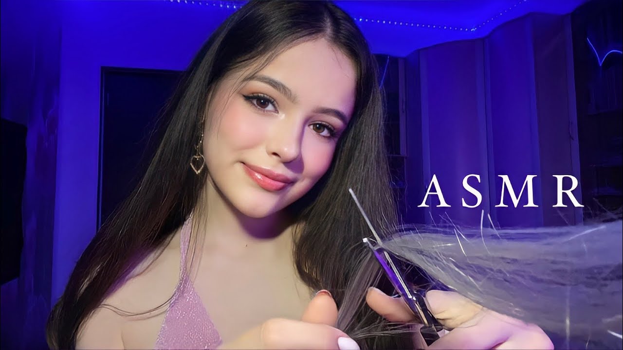ASMR 💇🏻‍♂️A HAIRCUT FOR YOU 💗 RP *mouth sounds, water, scissors, massage*