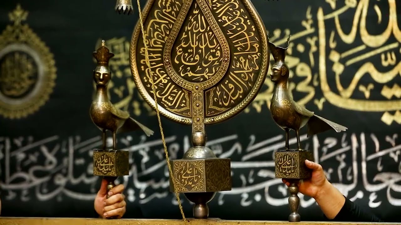 کلیپ آیین علم بندان علامت طلاکوب - محرم الحرام 1402