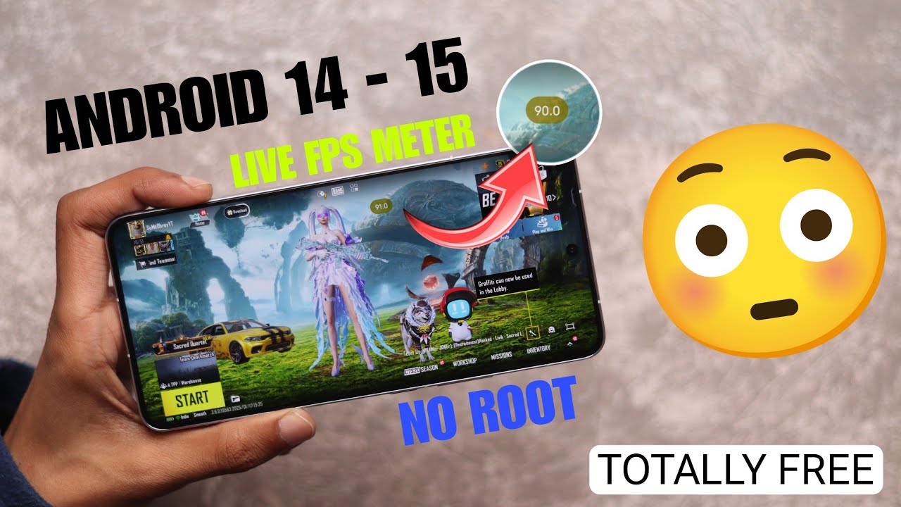 ANDROID 15 Live FPS Meter Enable Any Smartphone 🔥