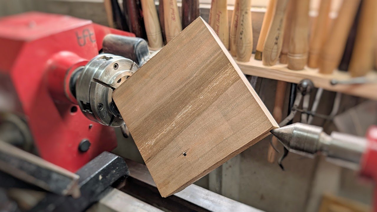 A Cherry Square - Wood Turning Project