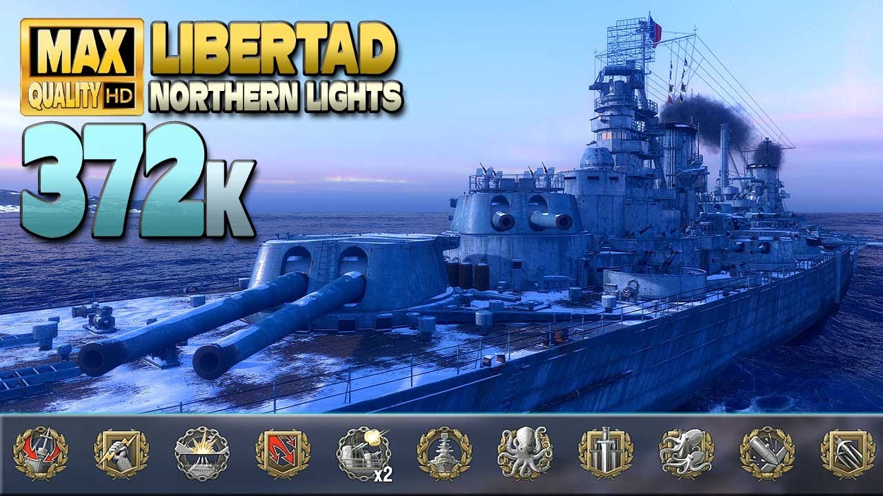Super unicum z pancernikiem Libertad - World of Warships