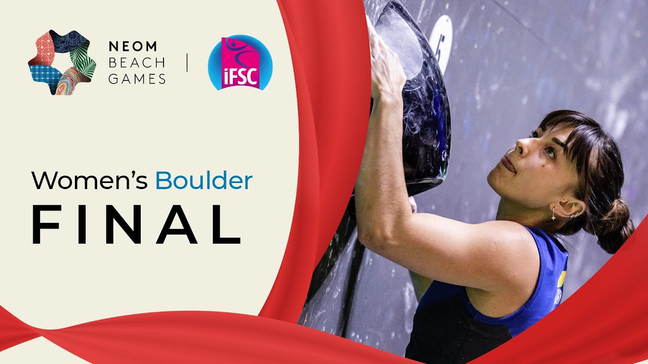 Women's Boulder final || NEOM Beach Games 2023