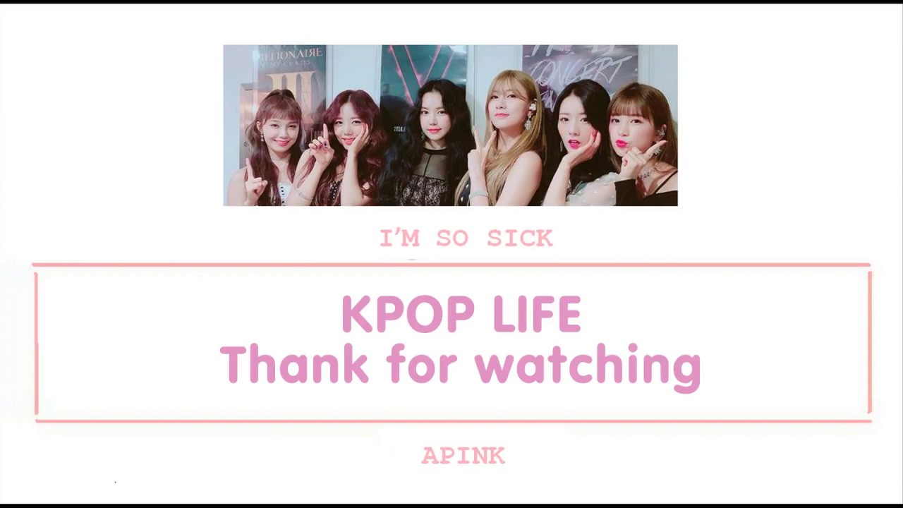 I'm so sick 1도없어 - Apink Karaoke ver